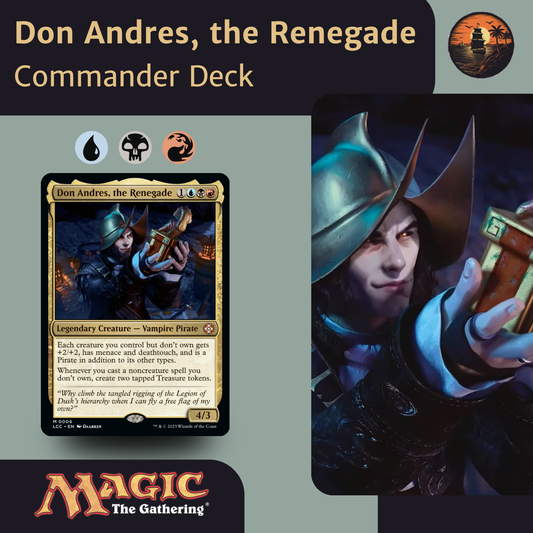 Creature Theft & Control - Don Andres, the Renegade - Custom EDH Commander Deck