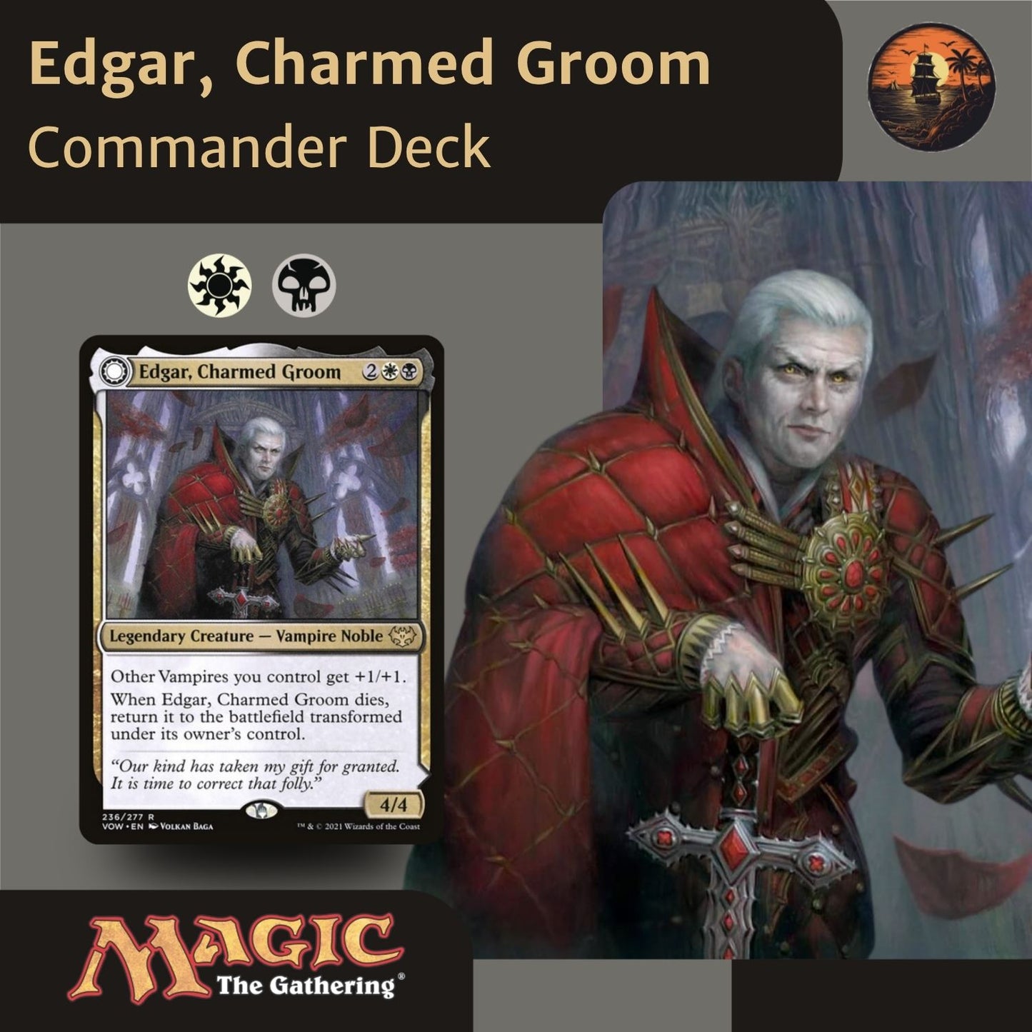 Edgar, Charmed Groom - Custom EDH Commander Deck