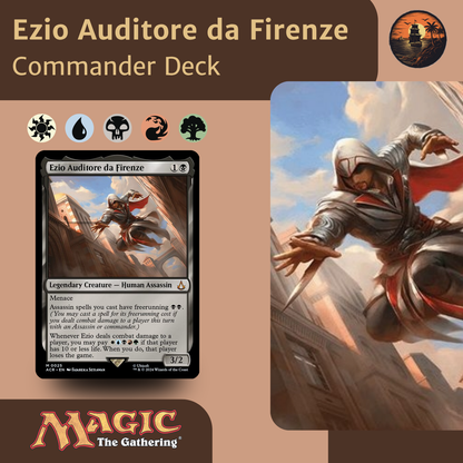 Ezio Auditore da Firenze – 5-Colour Assassin Tribal Combo Deck