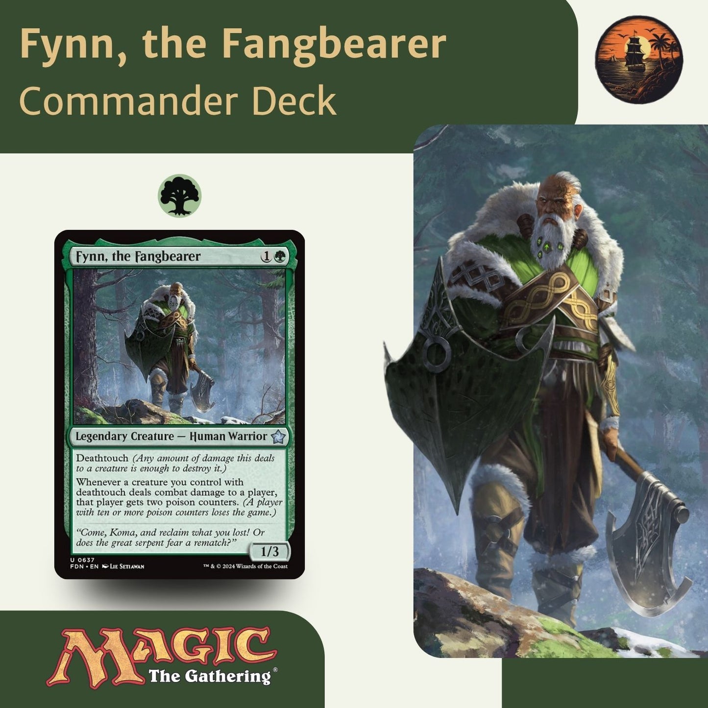 Fynn, the Fangbearer - Custom EDH Commander Deck