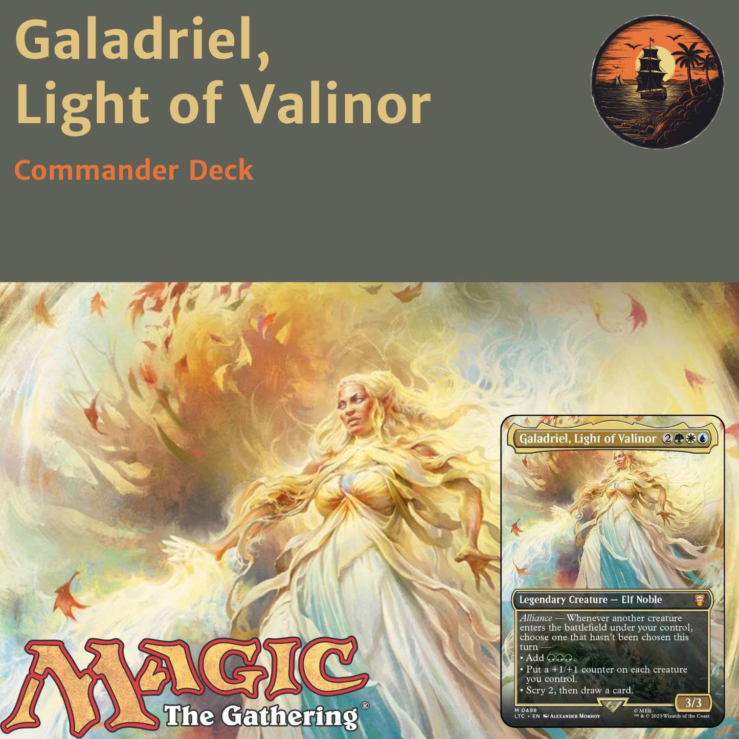 Blink Value & ETB - Galadriel, Light of Valinor - Custom EDH Commander Deck