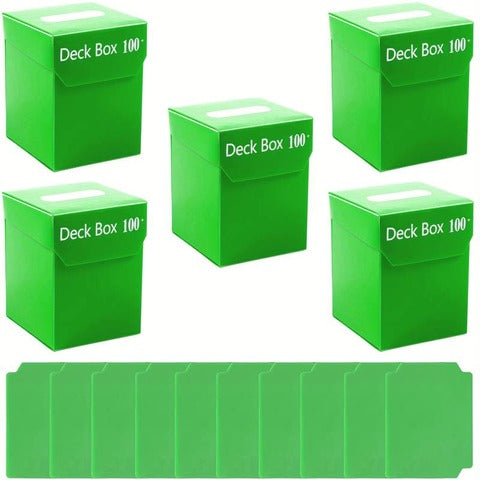 1 x 100+ Standard Deck Block With 2 Dividers/Card Deck Box