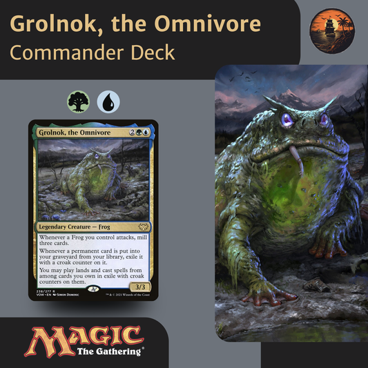 Self-Mill - Grolnok, the Omnivore - Custom Commander Deck