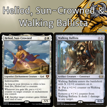 Heliod, Sun-Crowned + Walking Ballista - 2 CARD COMBO Collectors Cove Heliod, Sun-Crowned + Walking Ballista - 2 CARD COMBO Collectors Cove
