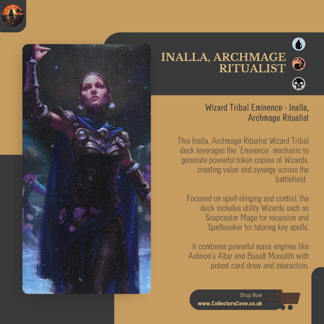 Wizard Tribal Eminence - Inalla, Archmage Ritualist - Custom Commander Deck