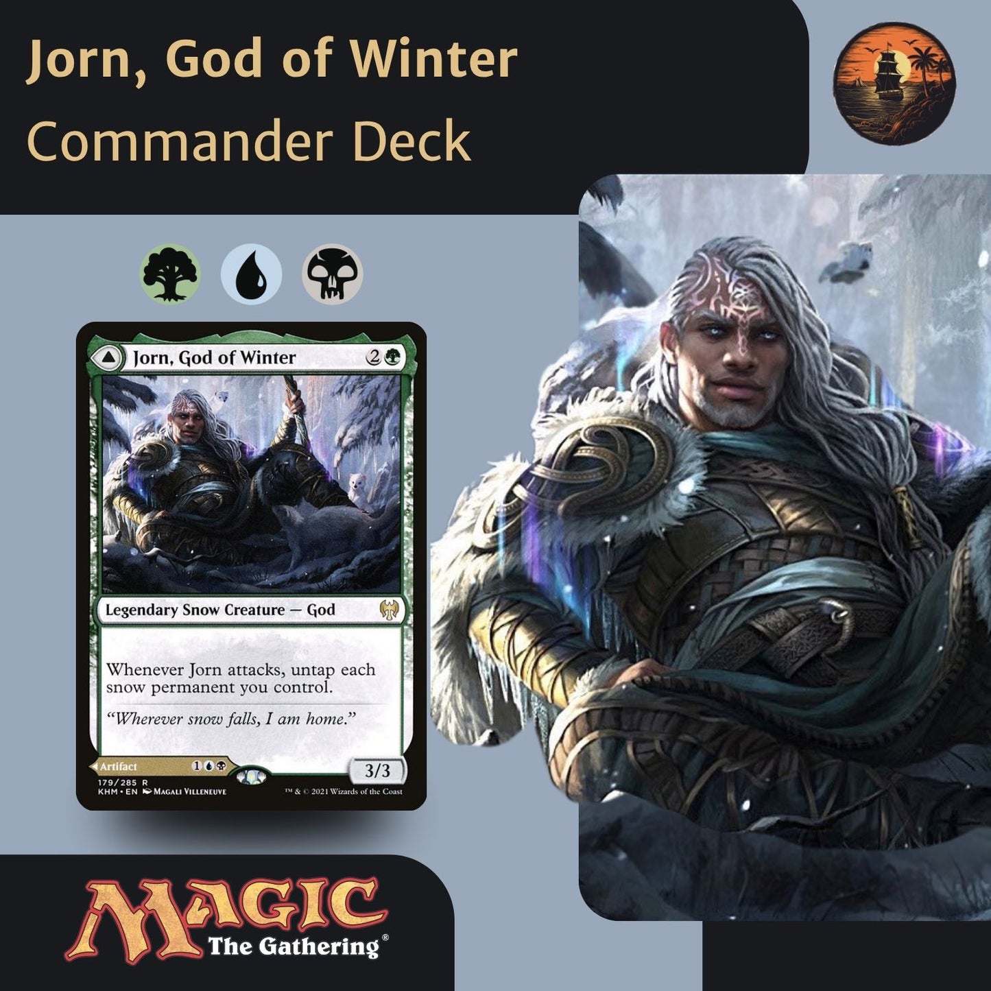 Jorn, God of Winter - Custom Commander Deck