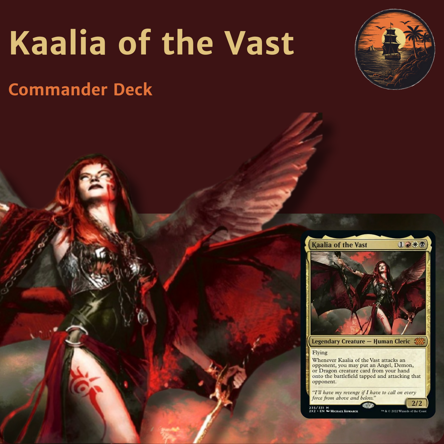 Havoc - Kaalia of the Vast - Custom EDH Commander Deck