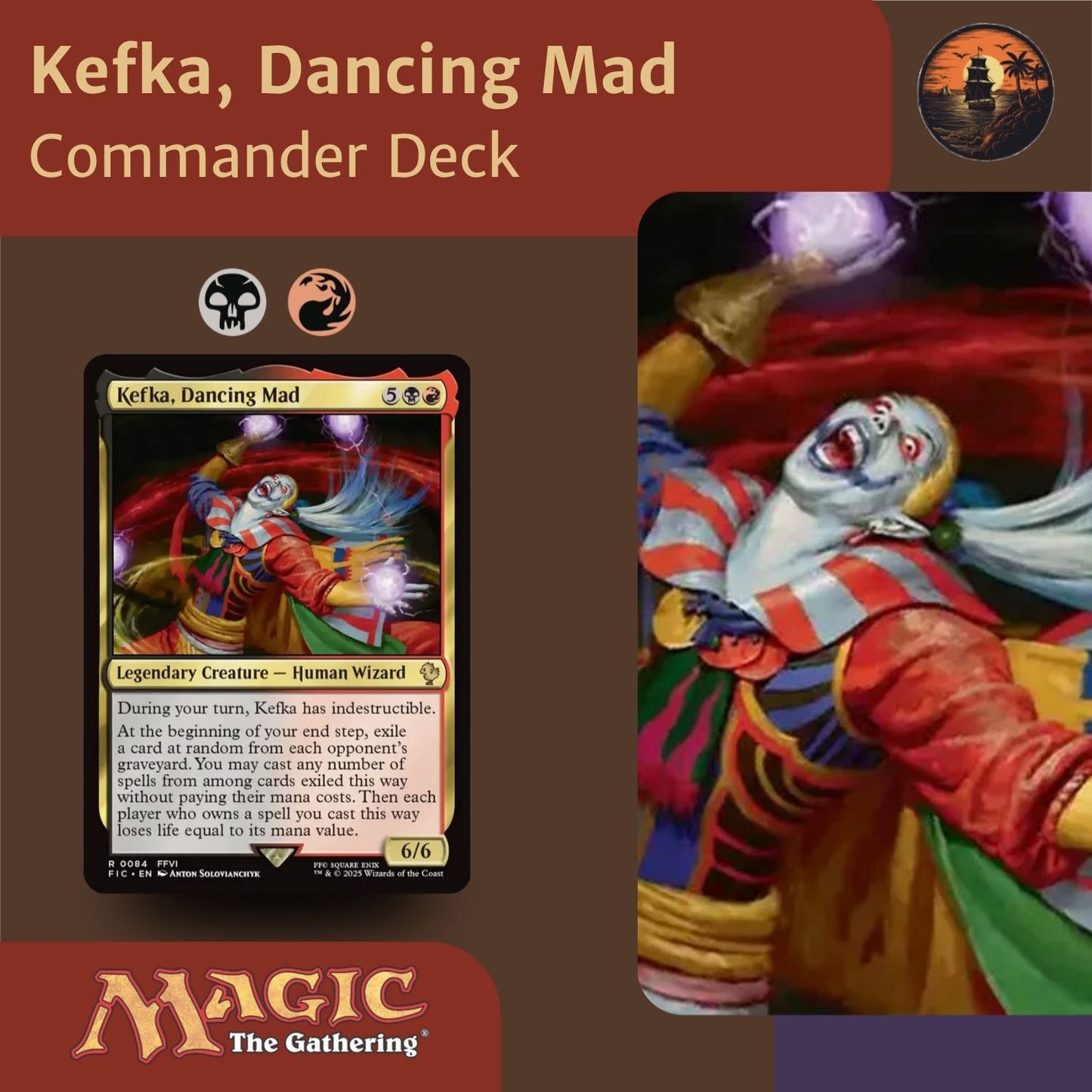 Kefka, Dancing Mad - Custom Commander Deck