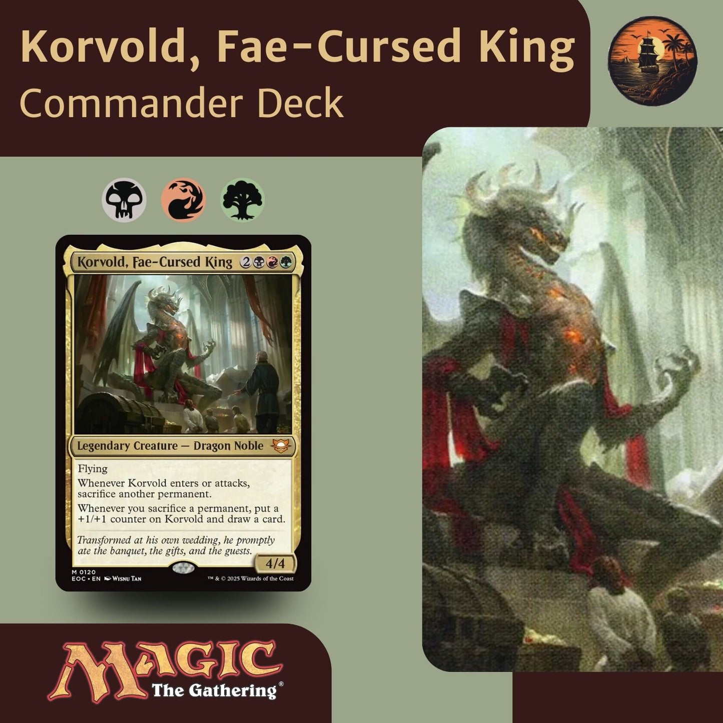 Korvold, Fae-Cursed King - Custom Commander Deck