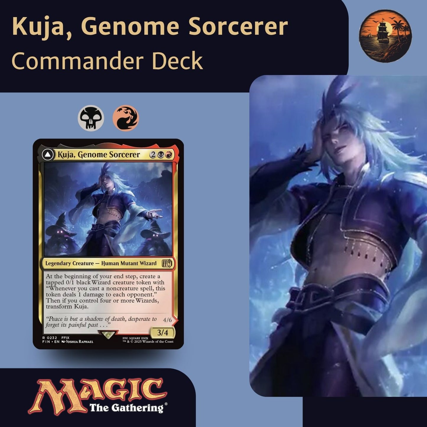 Kuja, Genome Sorcerer - Custom Commander Deck