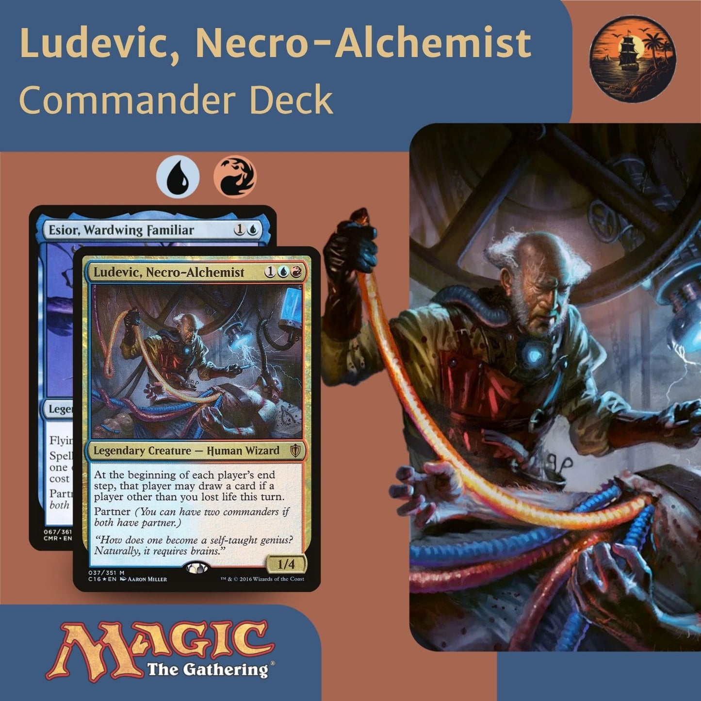 Ludevic, Necro-Alchemist - Custom Commander Deck