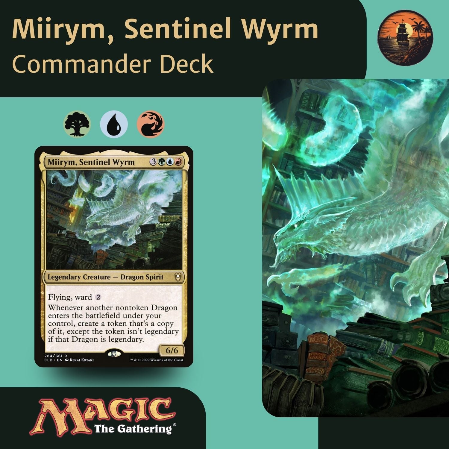Sentinel Commander Miirym, Sentinel Wyrm - Custom EDH Commander Deck – Collectors Cove