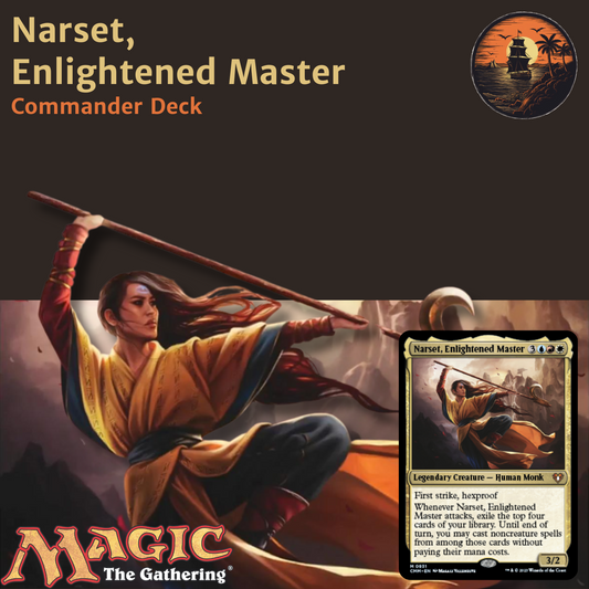 Extra Turns & Free Spells - Narset, Enlightened Master - Custom Commander Deck