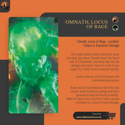 Landfall Ramp Deck - Omnath, Locus of Rage - Custom Commander Deck