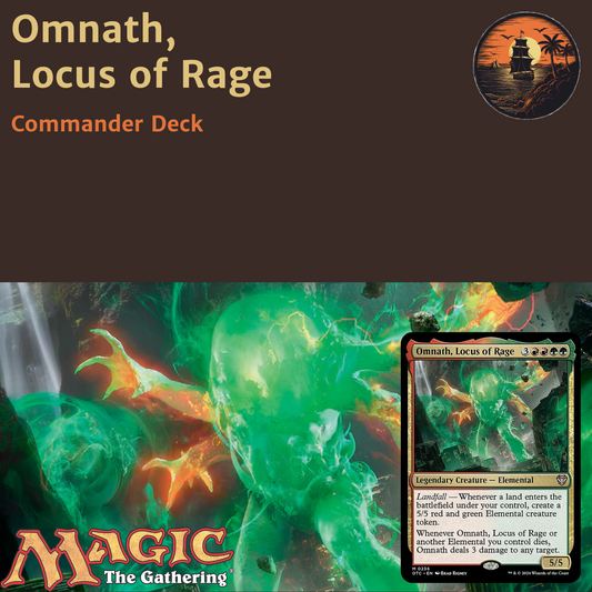 Landfall Ramp Deck - Omnath, Locus of Rage - Custom Commander Deck