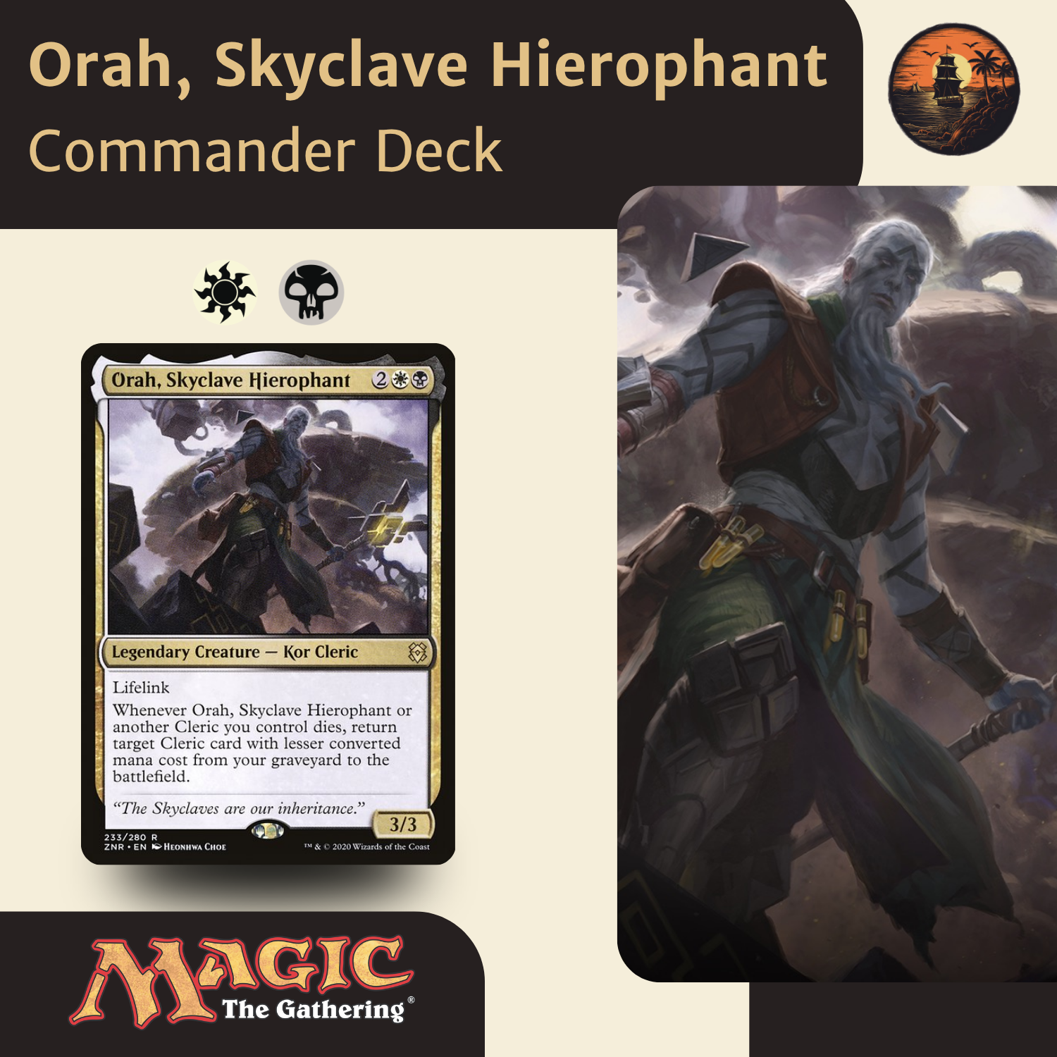 Orah, Skyclave Hierophant – Orzhov Cleric Reanimator Commander Deck