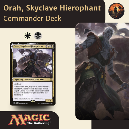 Orah, Skyclave Hierophant – Orzhov Cleric Reanimator Commander Deck