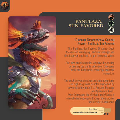 Dinosaur Discoveries & Combat Power - Pantlaza, Sun-Favored - Custom Commander Deck