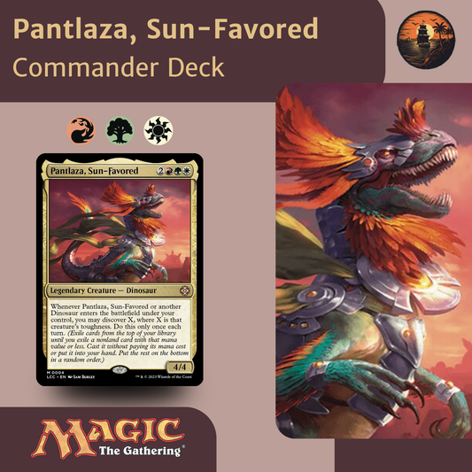 Dinosaur Discoveries & Combat Power - Pantlaza, Sun-Favored - Custom Commander Deck