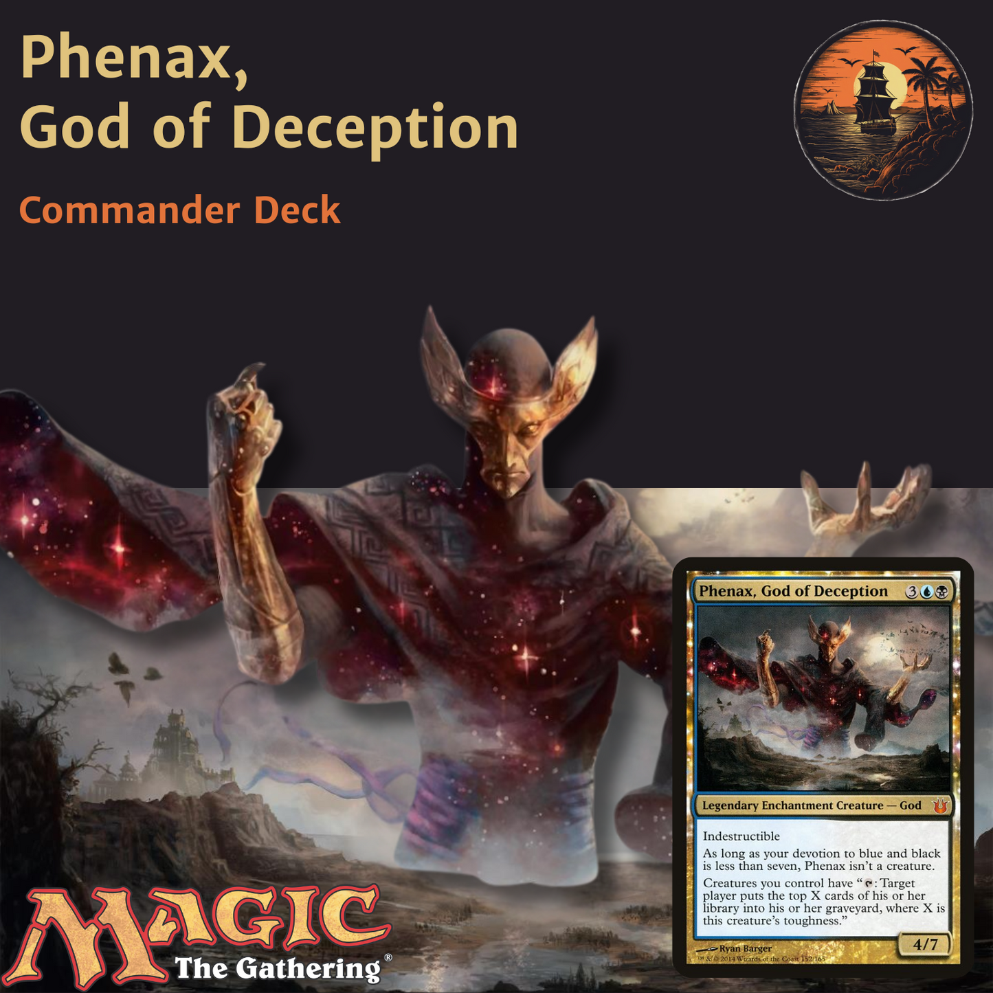 Toughness Based Mill Control - Phenax, God of Deception - Custom Commander Deck