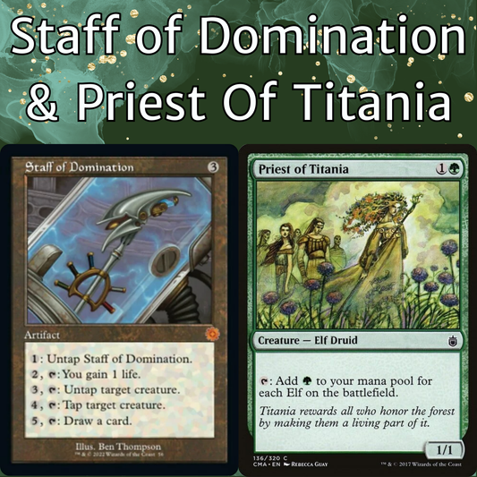PRIEST OF TITANIA + STAFF OF DOMINATION - COMBO
