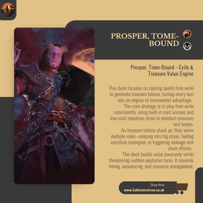 Exile & Treasure Value Engine - Prosper, Tome-Bound - Custom Commander Deck