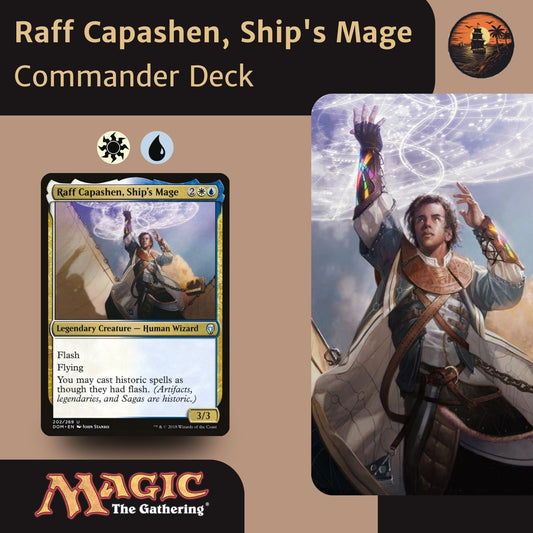 Raff Capashen, Ship's Mage - Custom Commander Deck