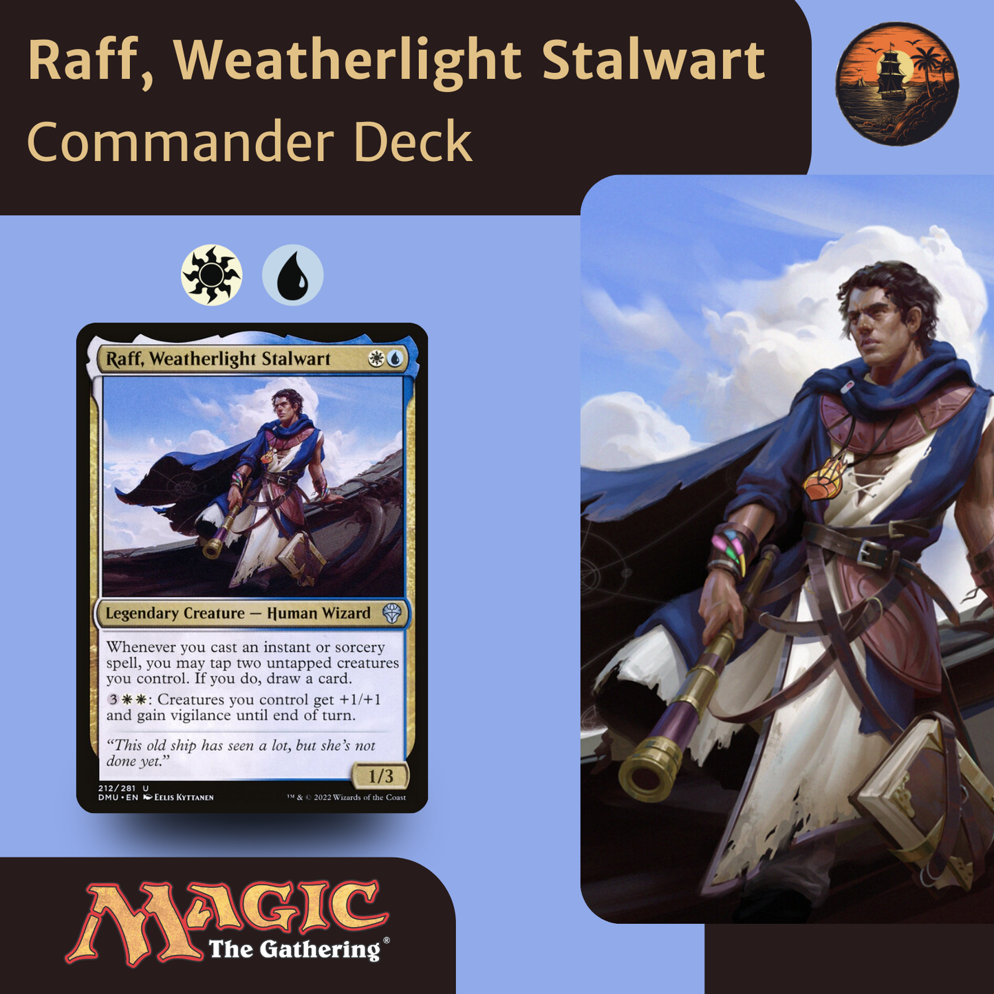 Raff, Weatherlight Stalwart - Custom Commander Deck
