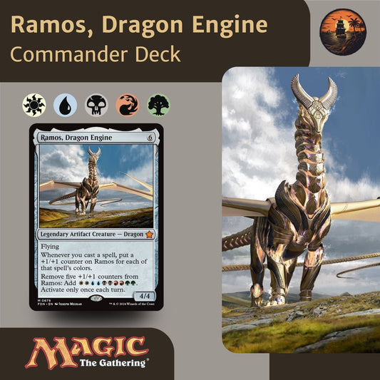 5-Color Enchantress Control - Ramos, Dragon Engine - Custom Commander Deck