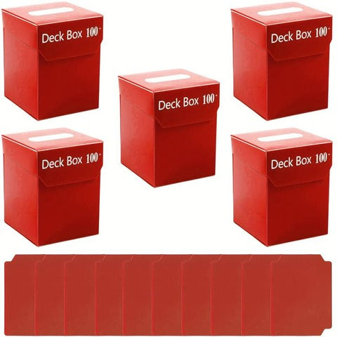 1 x 100+ Standard Deck Block With 2 Dividers/Card Deck Box