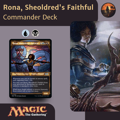 4 x Commander Decks (LOTR) - Commander Playset - Custom Commander Deck