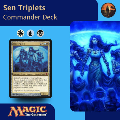 Control & Hand Theft - Sen Triplets - Custom Commander Deck
