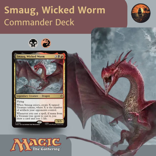 Smaug, Wicked Worm - Custom EDH Commander Deck