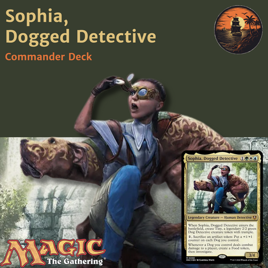 Dog Tribal and Token Deck - Sophia, Dogged Detective - Custom Commander Deck