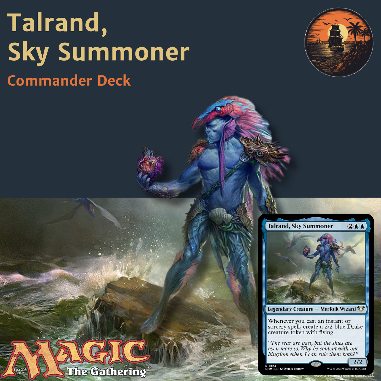 Spellslinger Drake Swarm - Talrand, Sky Summoner - Custom Commander Deck