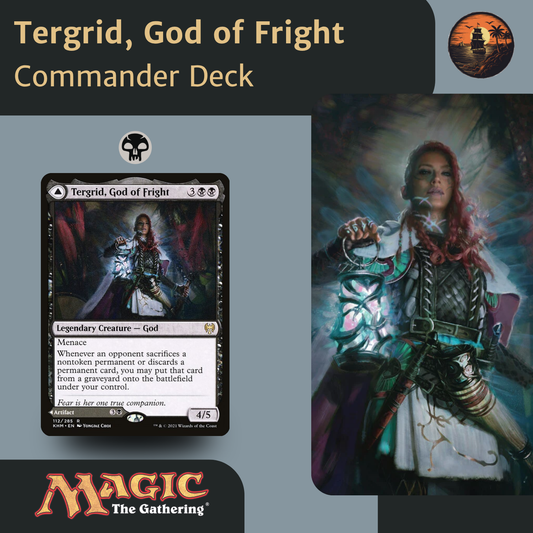 Tergrid, God of Fright – Mono-Black Hand Hate & Sacrifice Theft Commander Deck