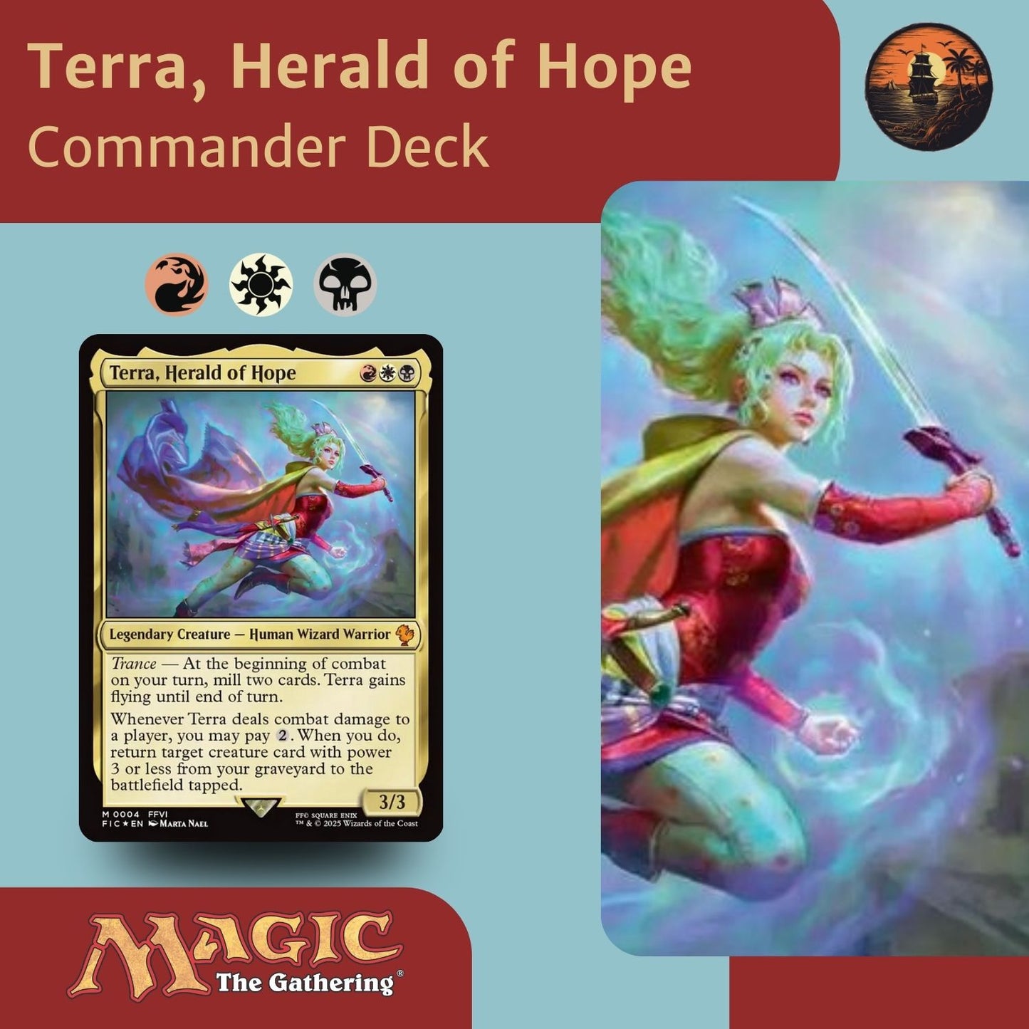 Terra, Herald of Hope - Custom Commander Deck Collectors Cove Terra, Herald of Hope - Custom Commander Deck Collectors Cove