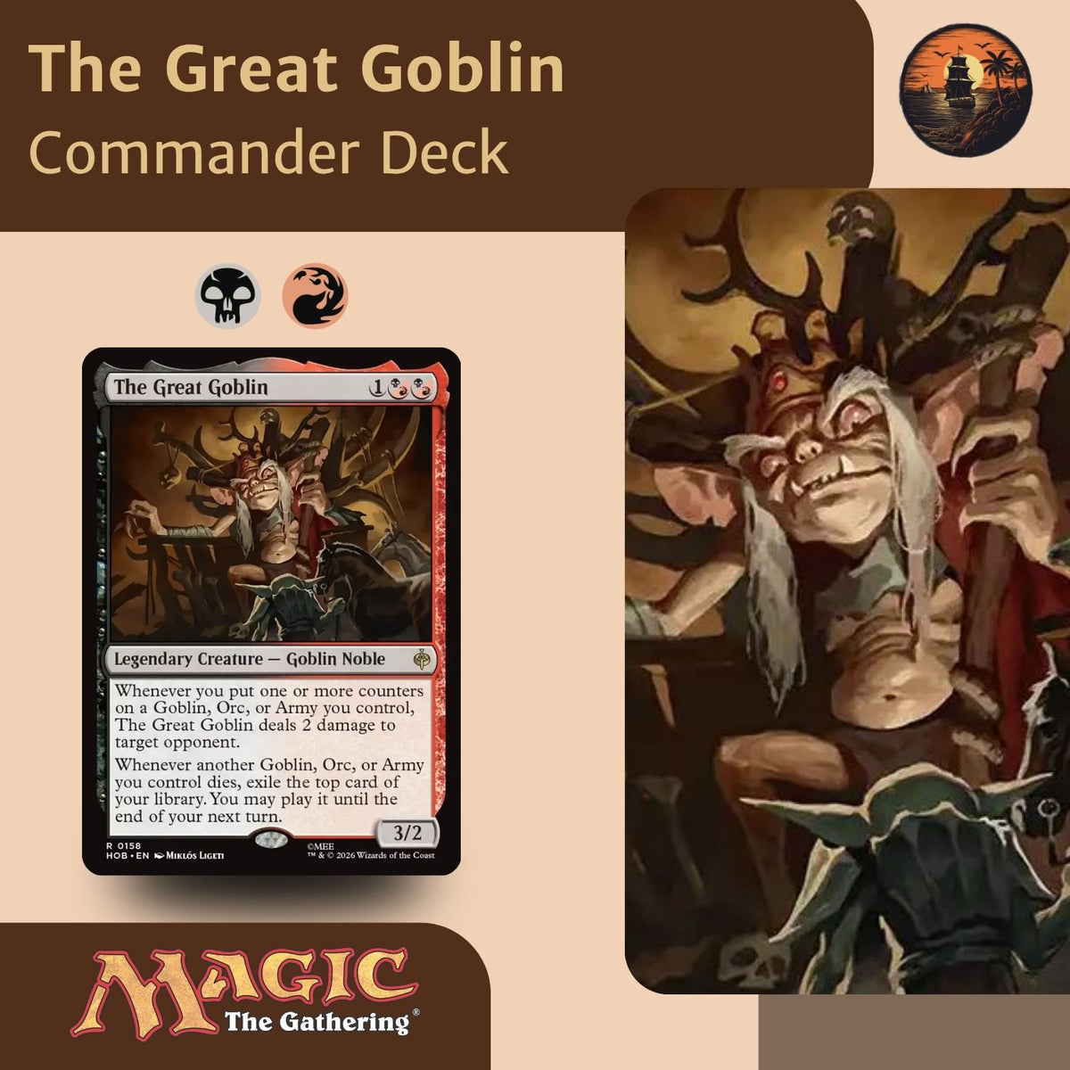 The Great Goblin - Custom Commander Deck