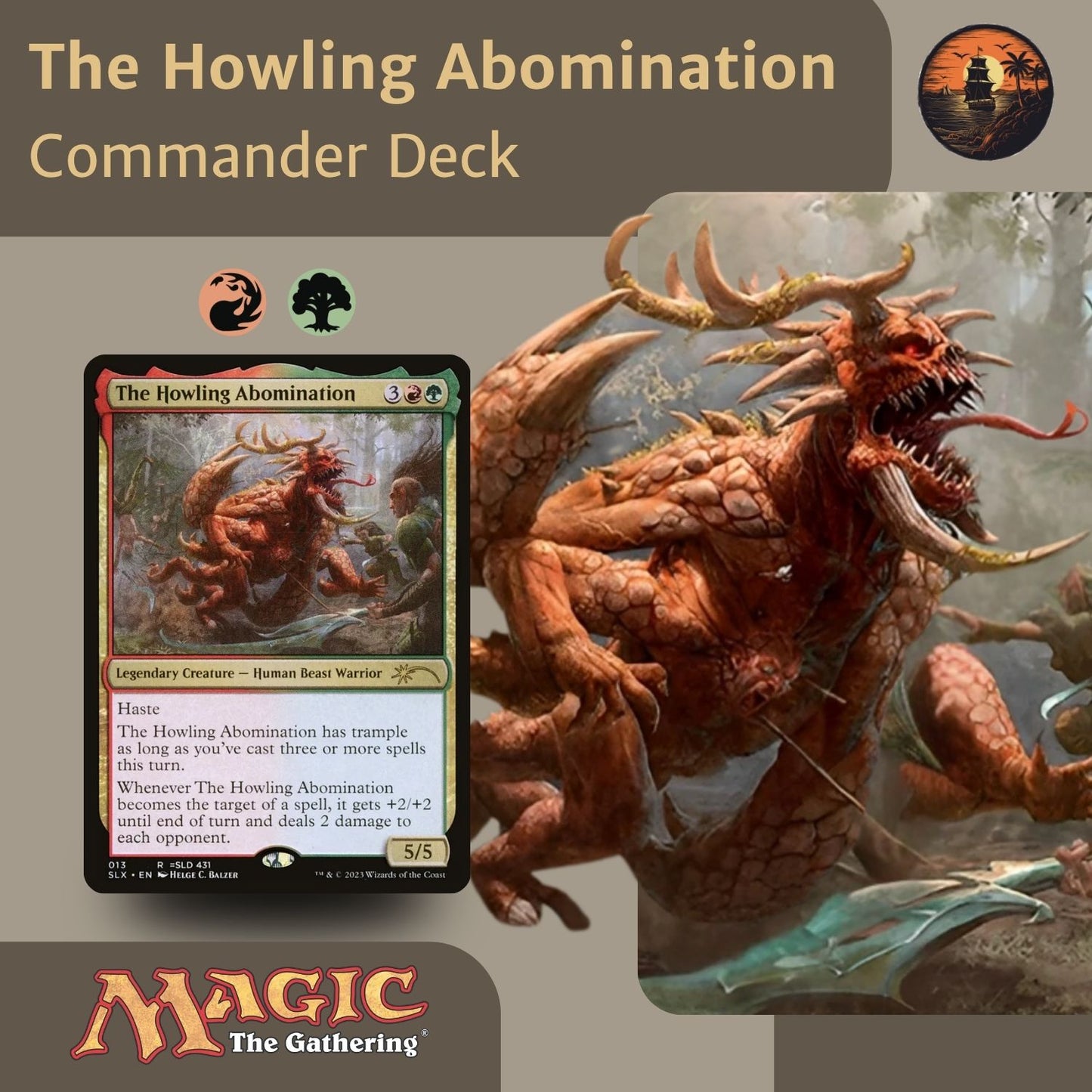 The Howling Abomination - Custom Commander Deck