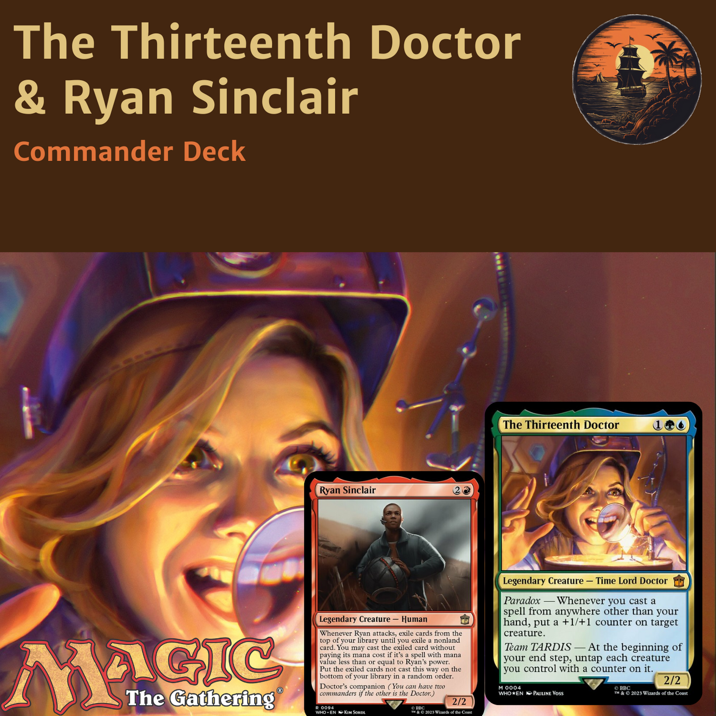 Unconventional Casting & Tempo Control - The Thirteenth Doctor - Custom Commander Deck