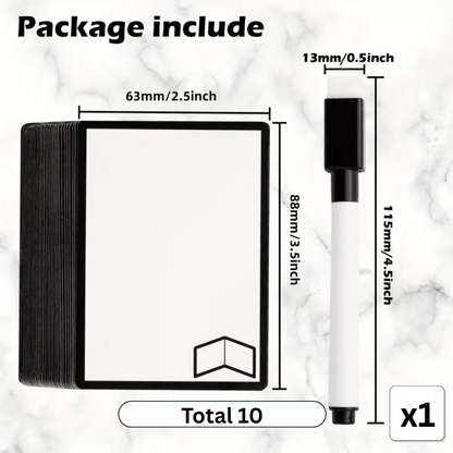 10pcs Reusable Dry Erase MTG Tokens with Marker