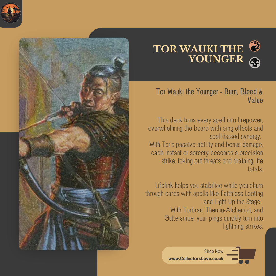 Burn, Bleed & Value - Tor Wauki the Younger - Custom Commander Deck