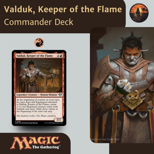 Elemental Token Swarm & Equipment Power - Valduk, Keeper of the Flame - Custom Commander Deck