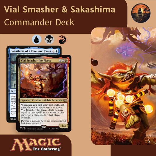 Vial Smasher the Fierce & Sakashima of a Thousand Faces - Custom Commander Deck