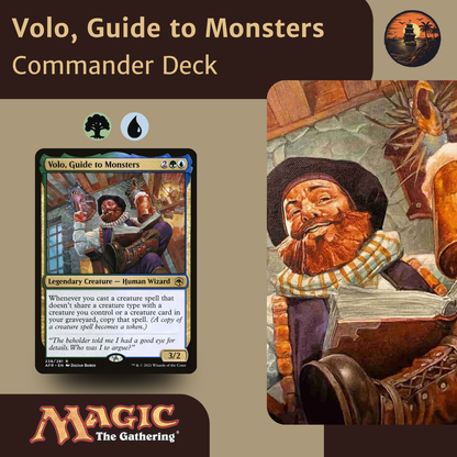 Volo, Guide to Monsters – Simic Creature Copy Commander Deck