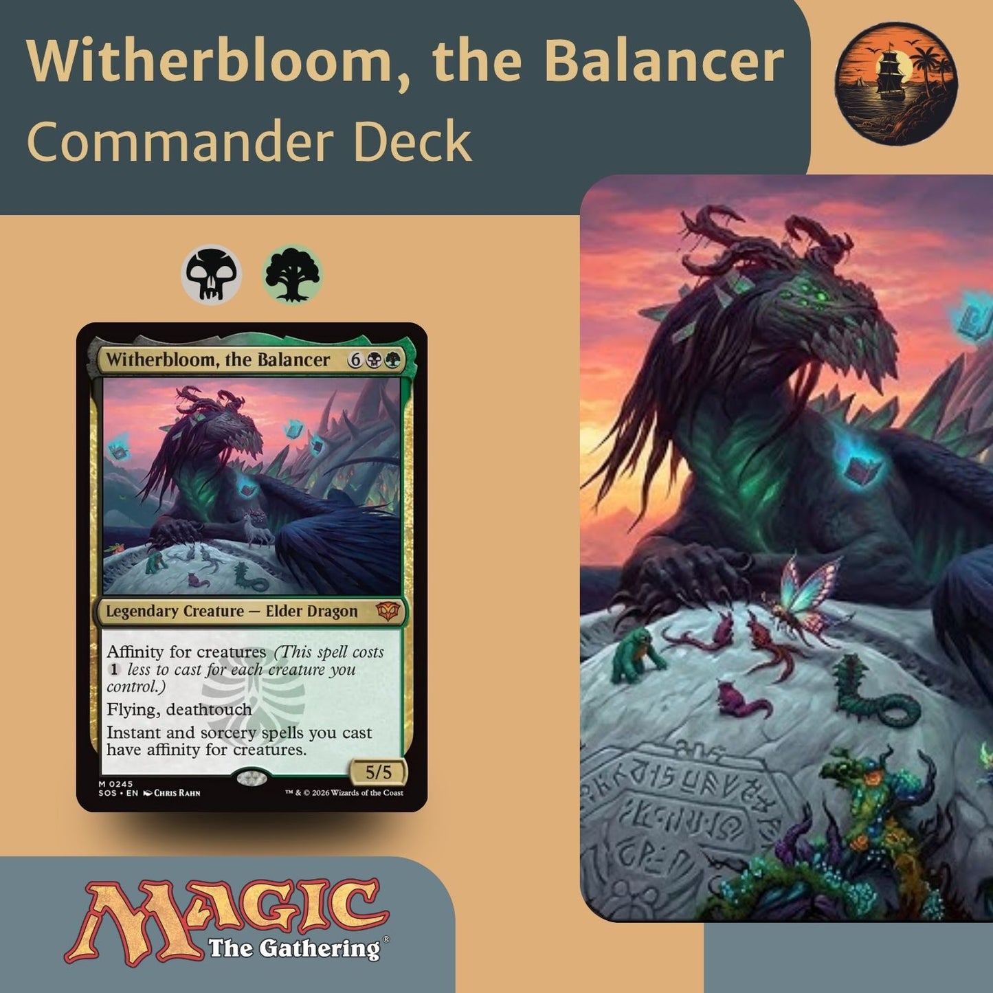 Witherbloom, the Balancer - Custom EDH Commander Deck
