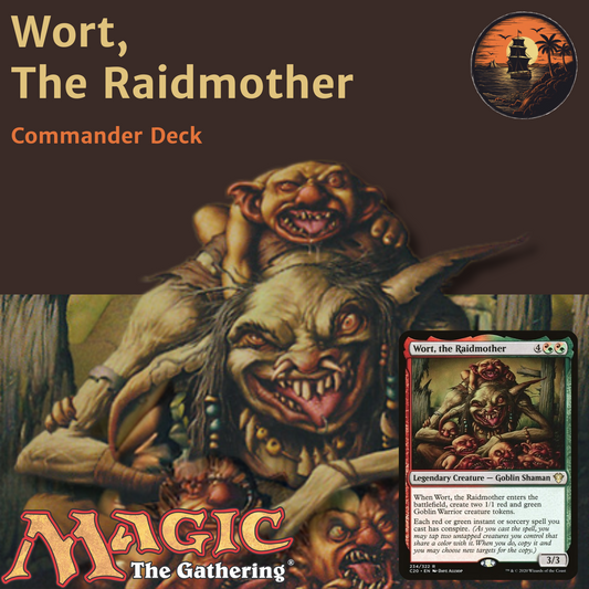 Explosive Spell Copy & Token Swarm - Wort, the Raidmother - Custom EDH Commander Deck