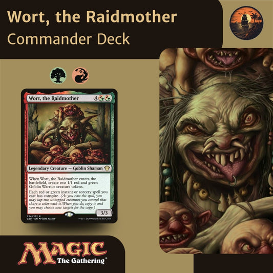 Explosive Spell Copy & Token Swarm - Wort, the Raidmother - Custom EDH Commander Deck