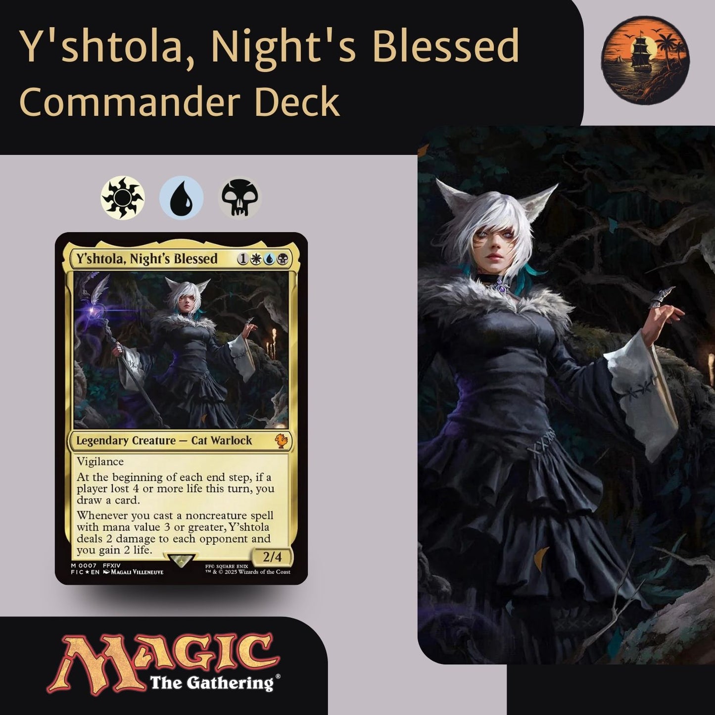 Y'shtola, Night's Blessed - Custom Commander Deck