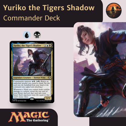 Yuriko, the Tiger’s Shadow – Ninja Tribal Tempo Commander Deck